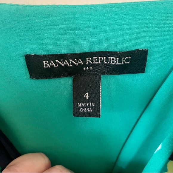 Banana Republic Green Flowy Dress - Picture 3 of 5